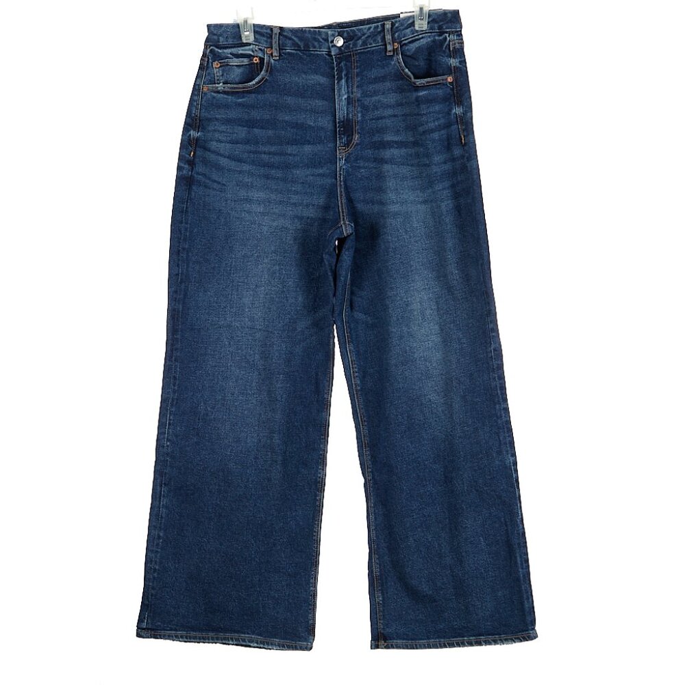 American Eagle Outfitters Dark Blue Flare Jeans